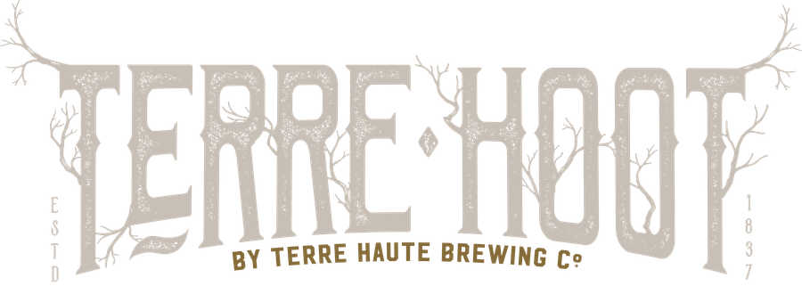 Terre Hoot by Terre Haute Brewing Co. wordmark logo