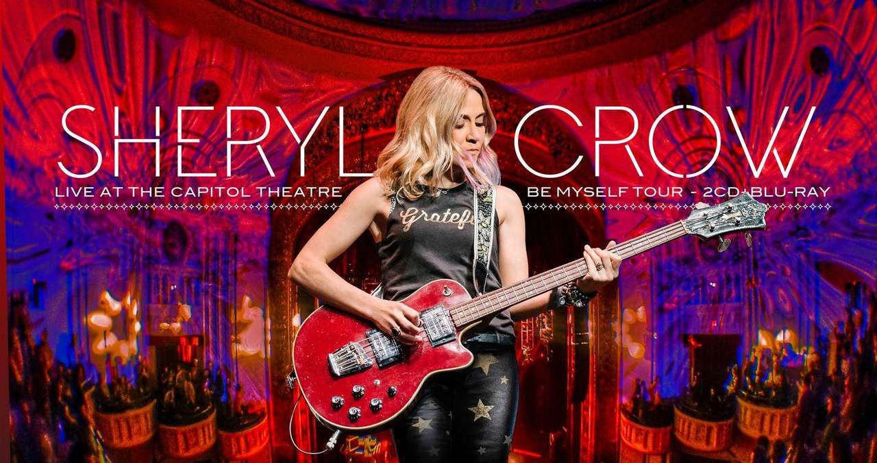 Sheryl Crow performing live at the Capitol Theatre, Be Myself Tour cover photography